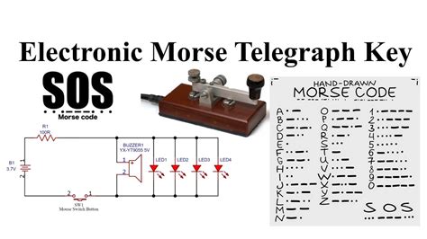 Electronic Morse Telegraph Key Morse Code Youtube