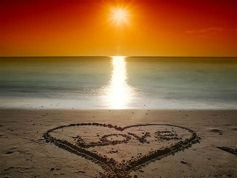 Wallpapers Valentines Beach Love Wallpapers