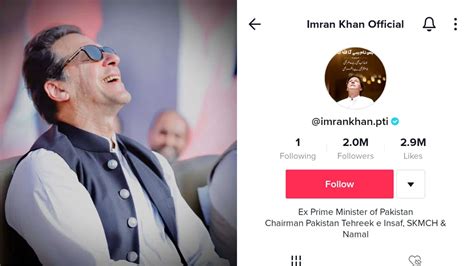 Imran Khan Tiktok Account Takes Social Media World By Storm Et