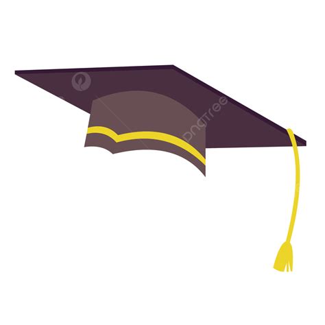 Doctorate Graduation Cap Clipart Transparent Png Hd Cartoon Hand Drawn