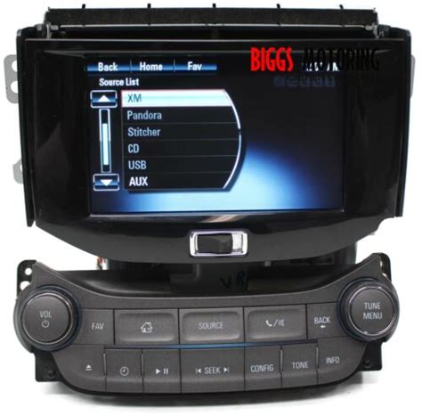 2013 2015 Chevy Malibu Cd Mechanism Player Display Screen Radio Set