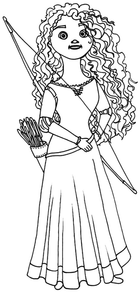 Do you know the princess merida?. Merida Coloring Pages at GetColorings.com | Free printable ...