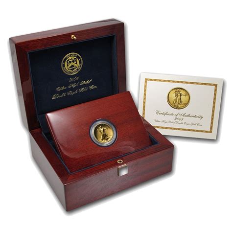 Gold American Ultra High Relief Double Eagle 1 Oz 2009 W Box And Coa