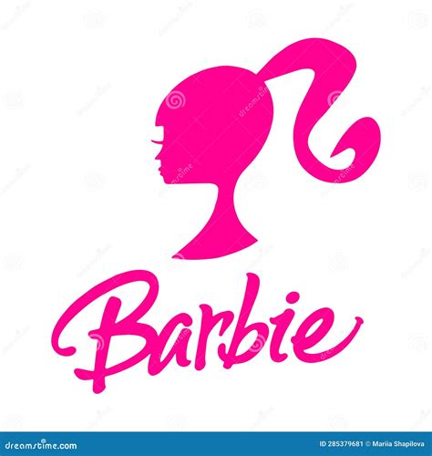 Logotipo de barbie rosa foto editorial Ilustración de manera 285379681
