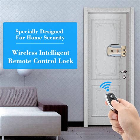 2018 New Wireless Remote Control Electronic Lock Invisible Keyless