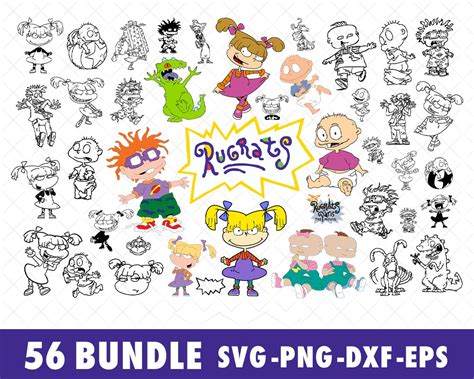 Rugrats SVG Bundle Files For Cricut Silhouette Rugrats SVG Inspire