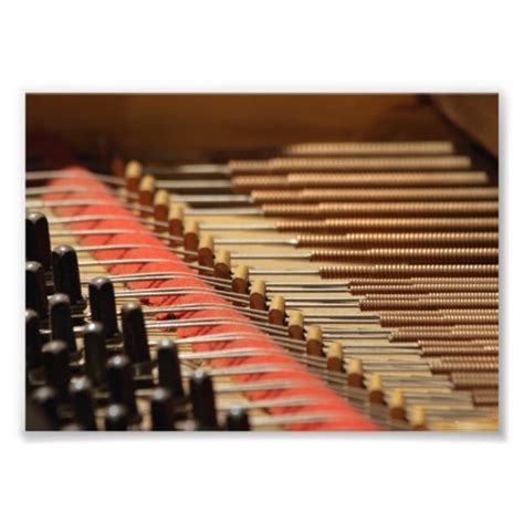 Vintage Piano Pinblock And Strings Print Photographic Print Zazzle