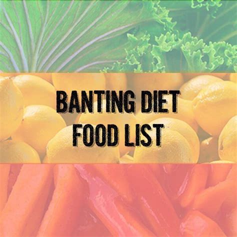 Banting Diet Food List Pdf Download Low Carb Love Banting Diet