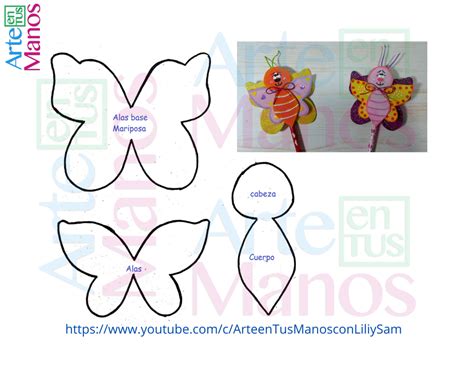 Mariposas en Foami Fácil con Artemaníacos Arte en Tus Manos con Lili y Sam