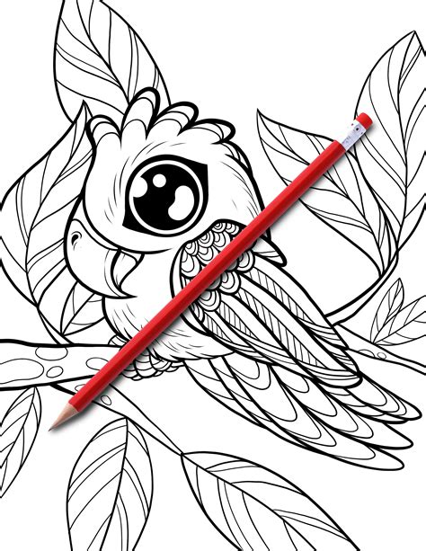 10 Pages Digital Coloring Book For Kids And Adults Coloring Etsy