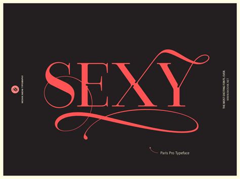 Sexy Typography By Moshik Nadav By Moshik Nadav Typography On Dribbble