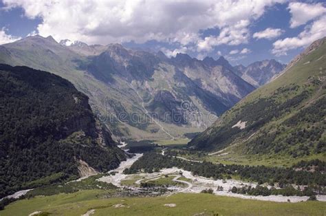 Idyllic Landscape North Caucasus River Photos Free And Royalty Free