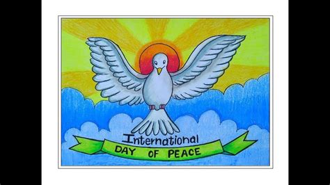 World Peace Day International Day Of Peace Basic Drawing Poster