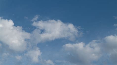 Download Wallpaper 2048x1152 Clouds Sky Elevation Blue Ultrawide