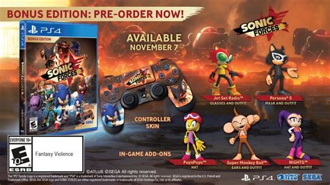 Sonic Forces Bonus Edition Revealed Includes Hideous Controller Skin