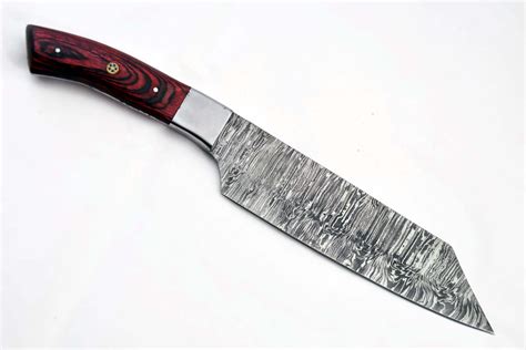 Damascus Steel Custom Handmade Kitchen Cook Chef Skinner Cleaver Knife