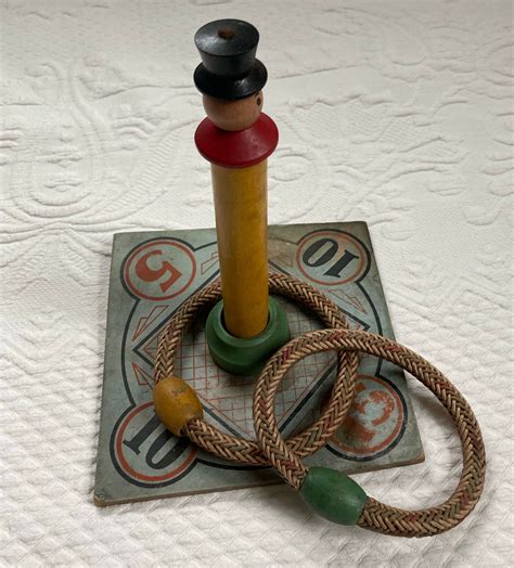 Ring Toss Game Antique Ring Toss Game Tossing Game 30s Etsy