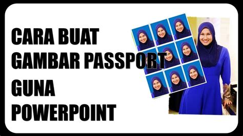 Cara Buat Gambar Passport Dengan POWERPOINT YouTube