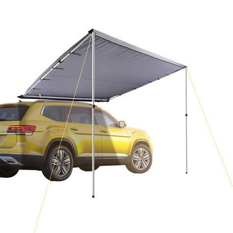 8 2 X 8 2 Retracted Car Rooftop Side Awning Shade Is Made Of 420d