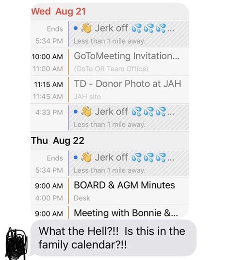 My Mom Discovered Spam Emails Can Send Invites To Your Calendar R Oldpeoplefacebook