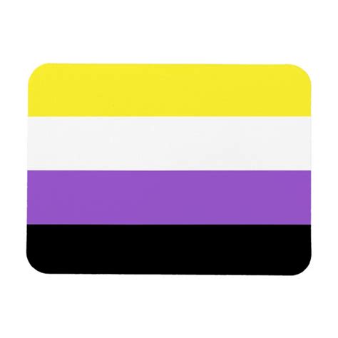 Non Binary Pride Flag Magnet Zazzle Pride Flags Train Book Non