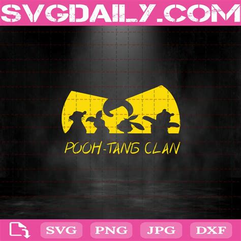 Pooh Tang Clan Svg Winnie The Pooh Wu Tang Clan Svg Winnie The Pooh
