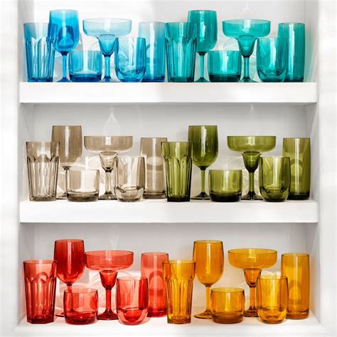 Duraclear® Tritan Outdoor Multicolored Faceted Tumblers Set Of 6 Williams Sonoma