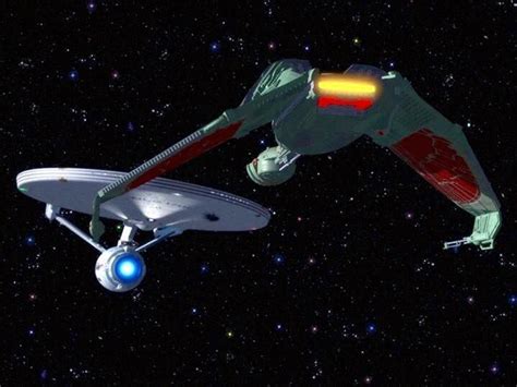 Resultado De Imagen Para Enterprise Vs Klingon Bird Of Prey Star Trek