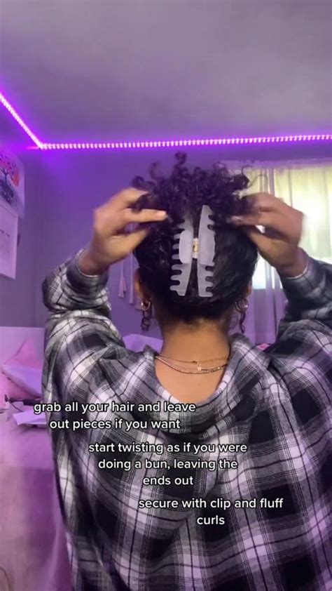 claw clip tutorial claw clip hairstyles natural hair curly hairstyles claw clip on