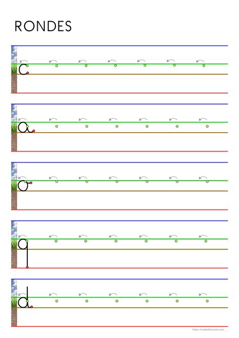 Fiche Pdf Ecriture Cursive Maternelle Gs A Imprimer Apprendre A Ecrire