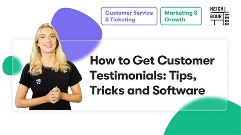 How To Get Customer Testimonials Tips Tricks And Software Youtube