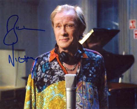 Bill Nighy Love Actually Autograph Signed Billy Mack 8x10 Photo B