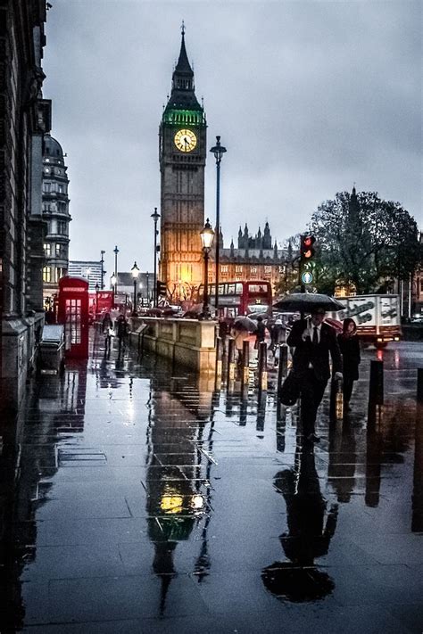 London In The Rain England Itz Lugares Bonitos