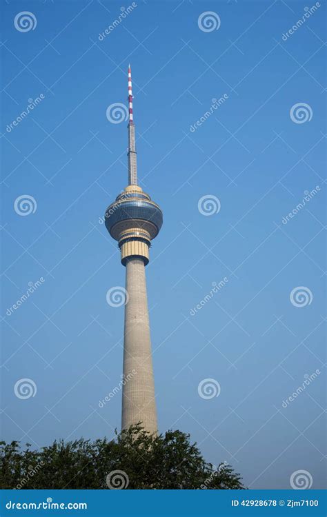 China Asia Beijing China Central Television Tower Editorial Stock