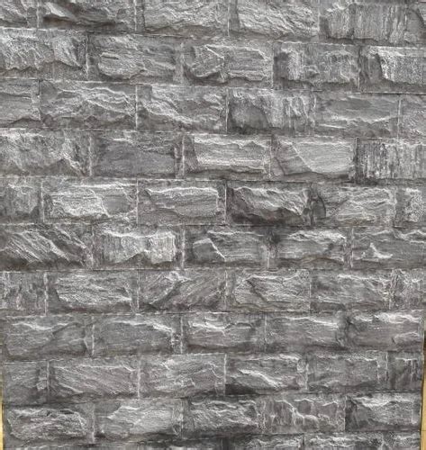 A Black Brick Stone Cladding Thickness 10 To 15 Mm At Rs 150square