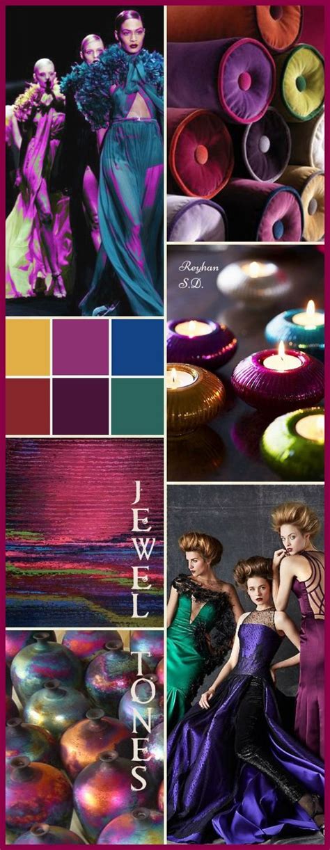 Jewel Tones By Reyhan Sd Jewel Tone Color Palette Jewel Colors
