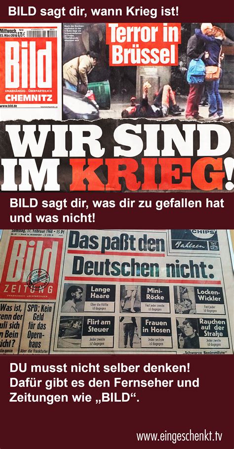 It looks like you may be having problems playing. BILD-Titelseite vom 23. März 2016: „Wir sind im Krieg ...