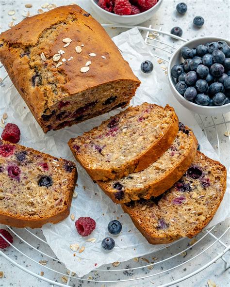 Healthy Blueberry Oatmeal Bread Recipe