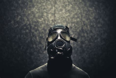 Scary Gas Mask Wallpaper