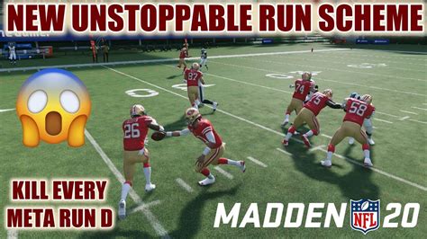 NEW UNSTOPPABLE MADDEN 20 RUN SCHEME KILLS EVERY RUN DEFENSE! 4 GLITCHY