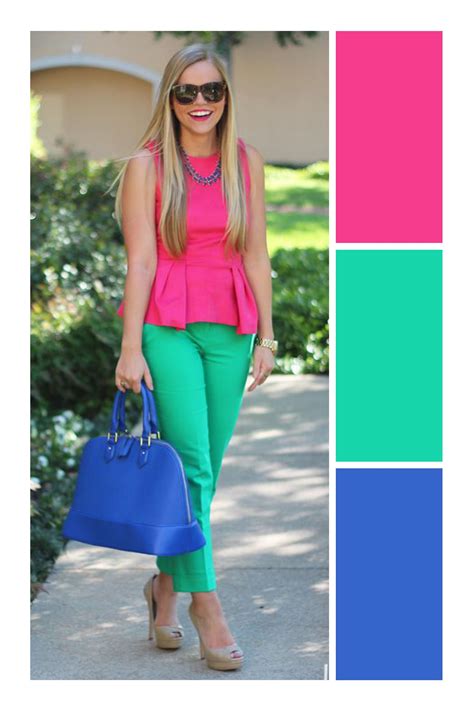 Your Guide To Wearing Colour Colour Combinations Fash