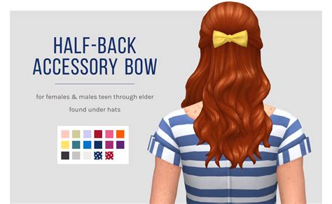 Sims 4 Cc Hair Bow Projecttoo