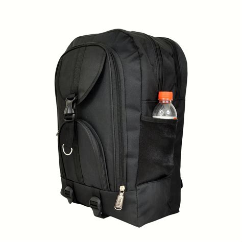 Polyester Plain School Black Backpack Bag Rs 205 Piece Hi Pick