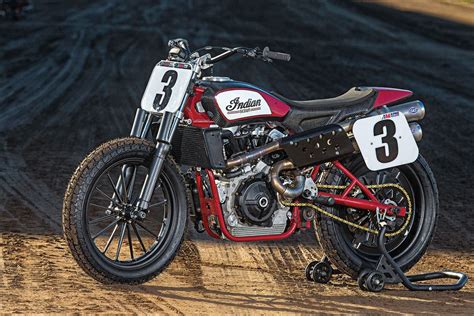 Indian Scout Ftr750 Flat Tracker Static Side View Flat Track Motorcycle