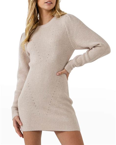 Endless Rose Long Sleeve Mini Sweater Dress Neiman Marcus