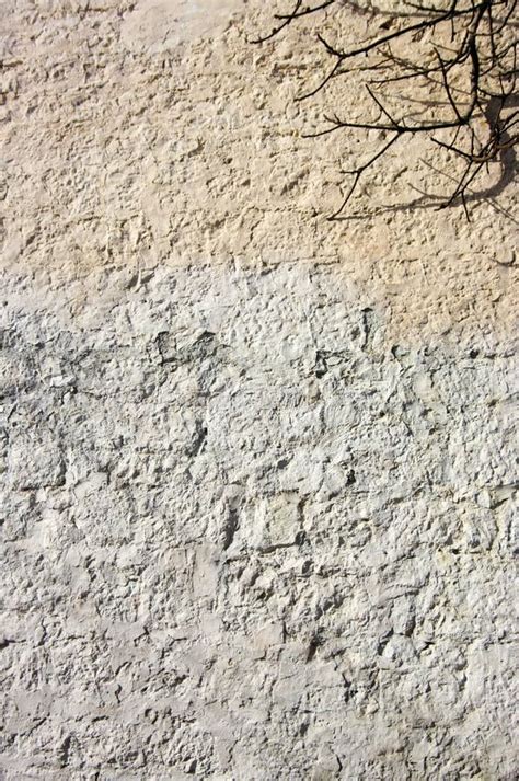 Textura Blanqueada Spera De La Pared De La Piedra Caliza Foto De