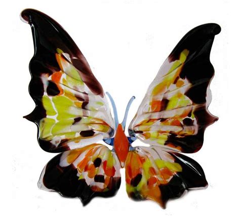 Glass Butterfly Hand Blown Collectible Figurine Code 193 Etsy