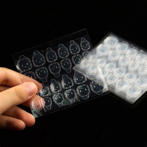 10 Sheets 240pcs Double Sided False Nail Art Adhesive Tape Glue Sticker