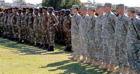 Us South African Forces Join Up For Military Exercise