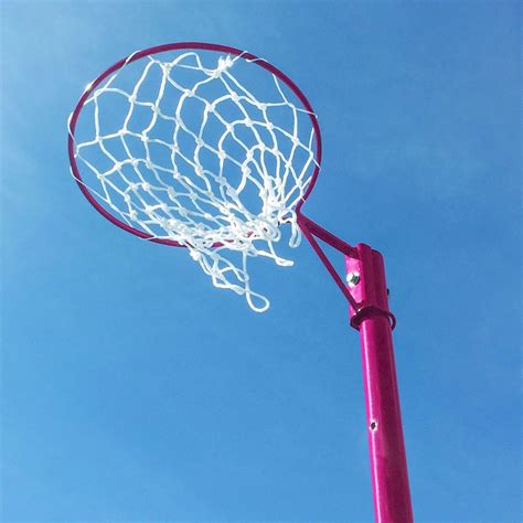 Pink Netball Post Hoops Netball Nets Net World Sports